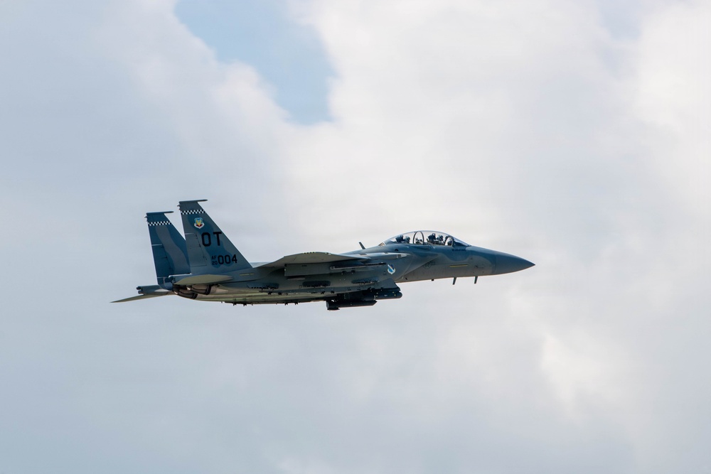 F-15EX and F-15E air power soars at Kadena