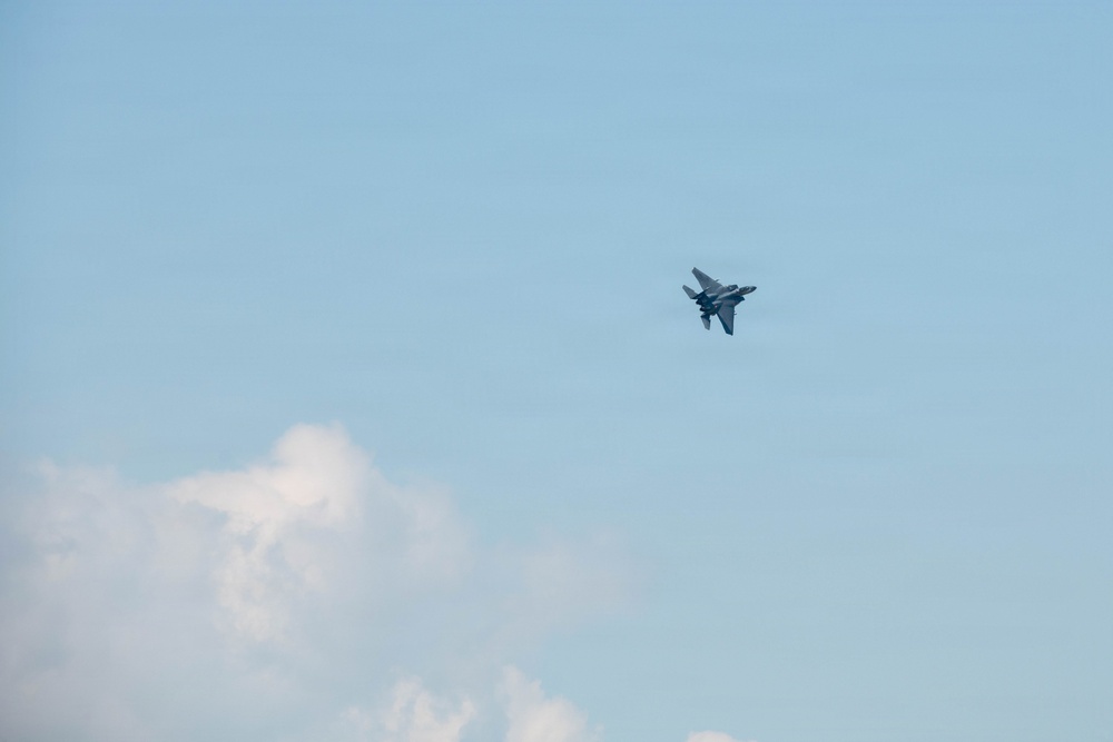F-15EX and F-15E air power soars at Kadena