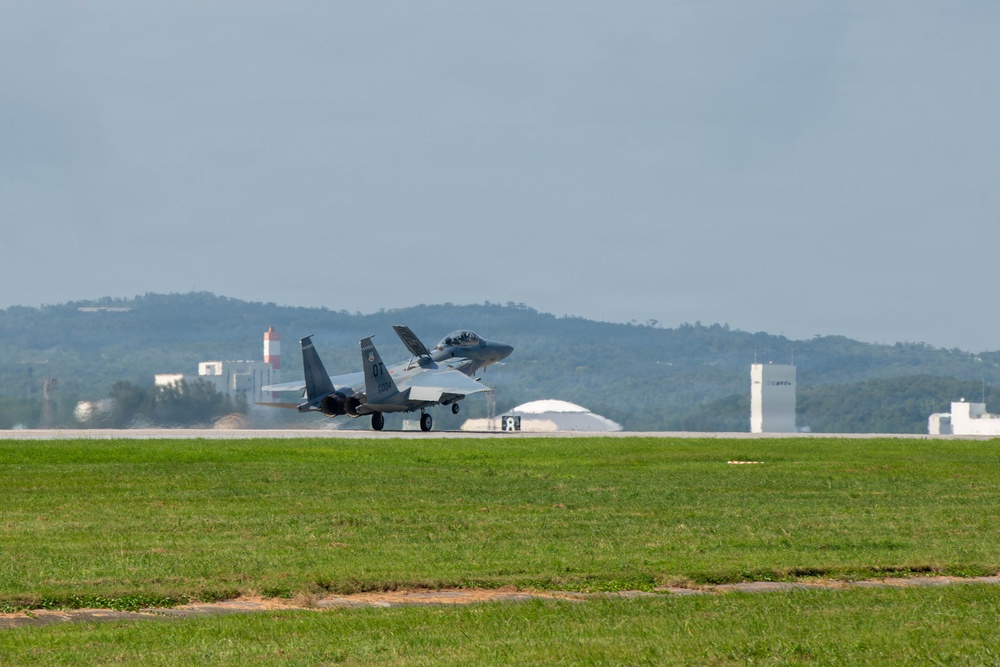 F-15EX and F-15E air power soars at Kadena