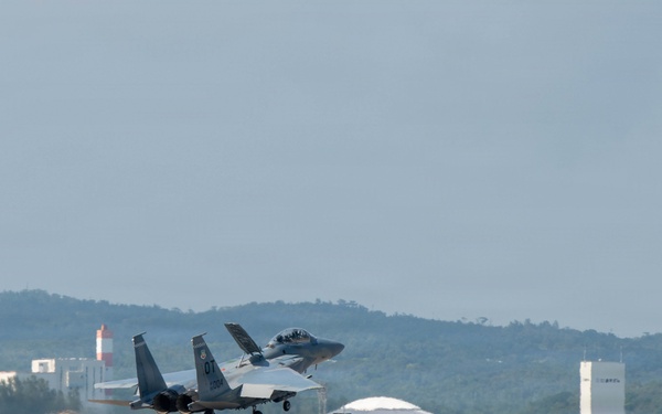 F-15EX and F-15E air power soars at Kadena