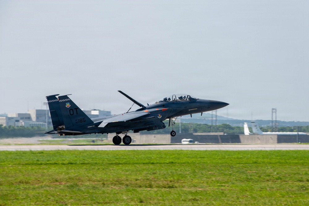 F-15EX and F-15E air power soars at Kadena