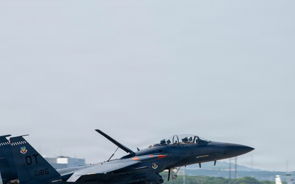 F-15EX and F-15E air power soars at Kadena