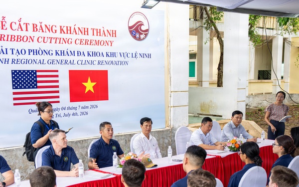 Pacific Partnership 2026 Conduct Ribbon Cutting Ceremony at Le Ninh Medical Center in Quang Tri, Vietnam