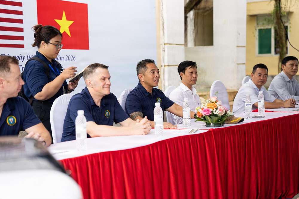 Pacific Partnership 2026 Conduct Ribbon Cutting Ceremony at Le Ninh Medical Center in Quang Tri, Vietnam
