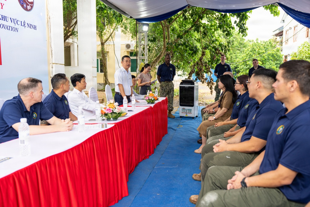 Pacific Partnership 2026 Conduct Ribbon Cutting Ceremony at Le Ninh Medical Center in Quang Tri, Vietnam