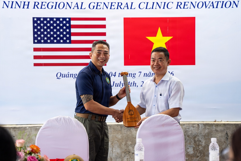Pacific Partnership 2026 Conduct Ribbon Cutting Ceremony at Le Ninh Medical Center in Quang Tri, Vietnam