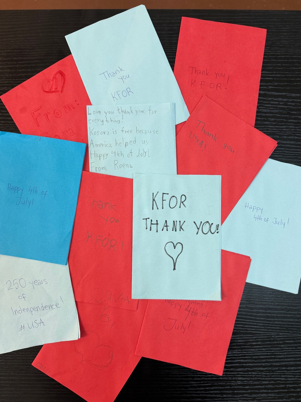 Future School students celebrate U.S. Independence Day with KFOR RC-E Soldiers