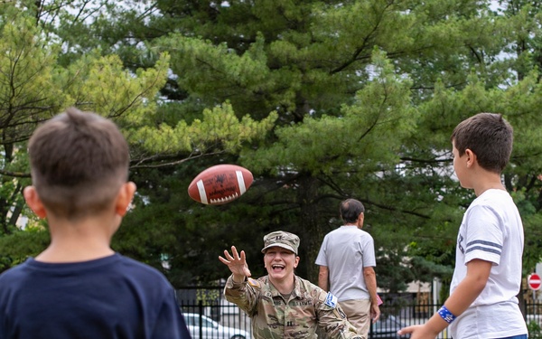 Future School students celebrate U.S. Independence Day with KFOR RC-E Soldiers