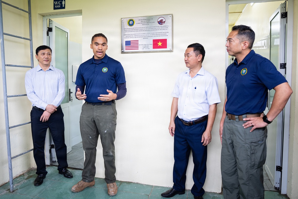 Pacific Partnership 2026 Conduct Ribbon Cutting Ceremony at Le Ninh Medical Center in Quang Tri, Vietnam