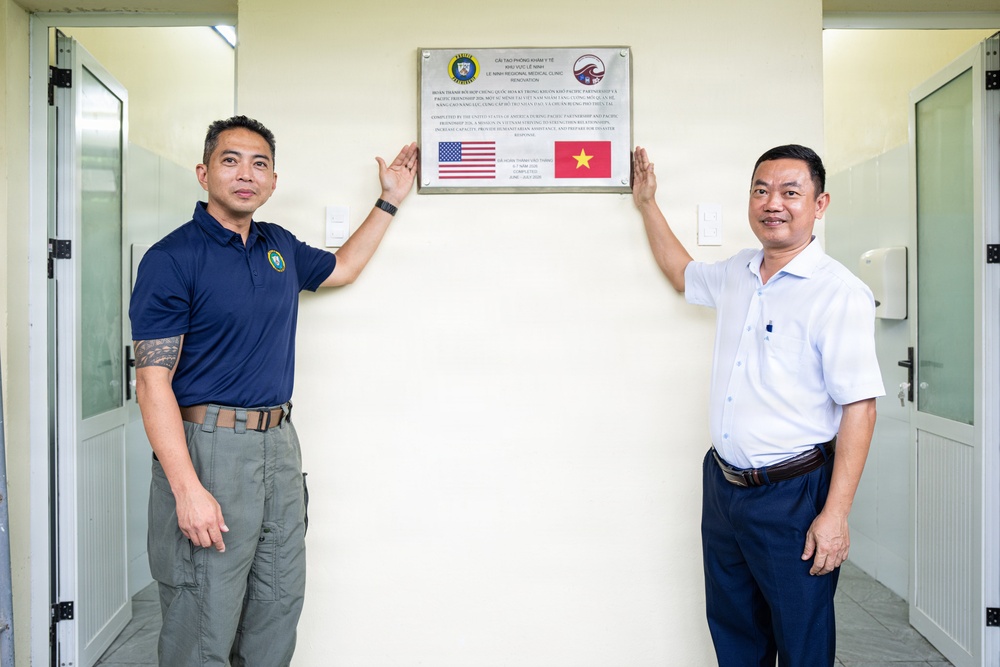 Pacific Partnership 2026 Conduct Ribbon Cutting Ceremony at Le Ninh Medical Center in Quang Tri, Vietnam