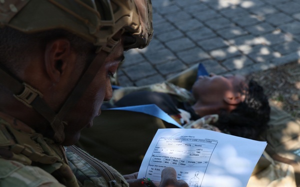 SETAF-AF Soldiers complete combat lifesaver casualty assessment