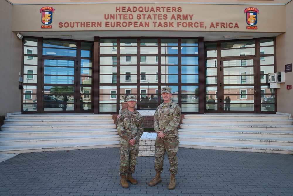 Senior enlisted leaders align priorities during USAFRICOM, SETAF-AF office call