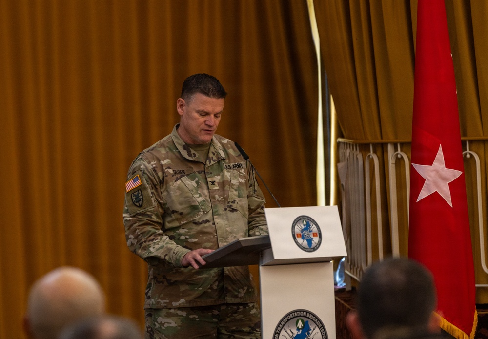 598th Transportation Brigade Change of Command