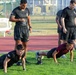USAFRICOM command senior enlisted leader joins Soldiers for physical readiness training