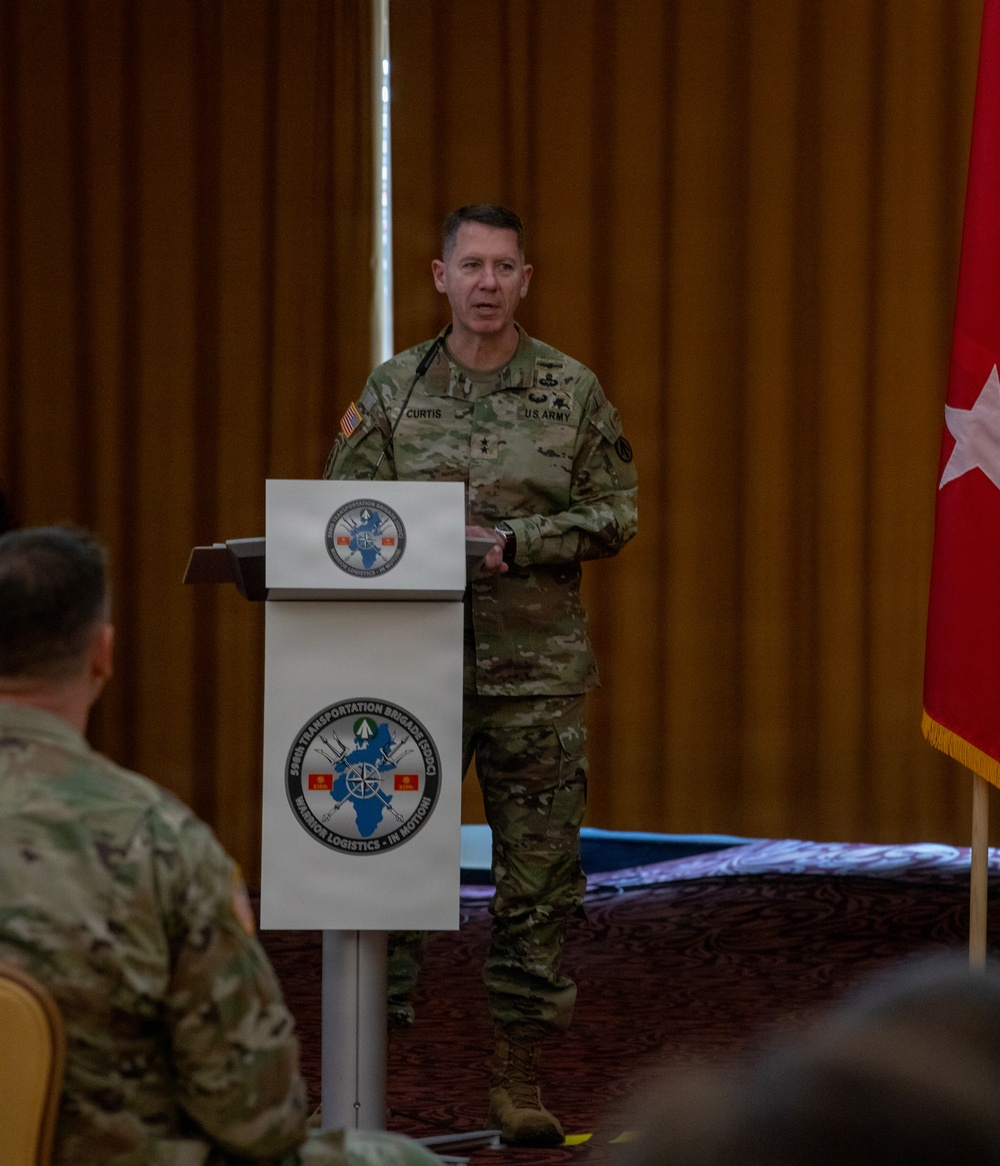 598th Transportation Brigade Change of Command Ceremony