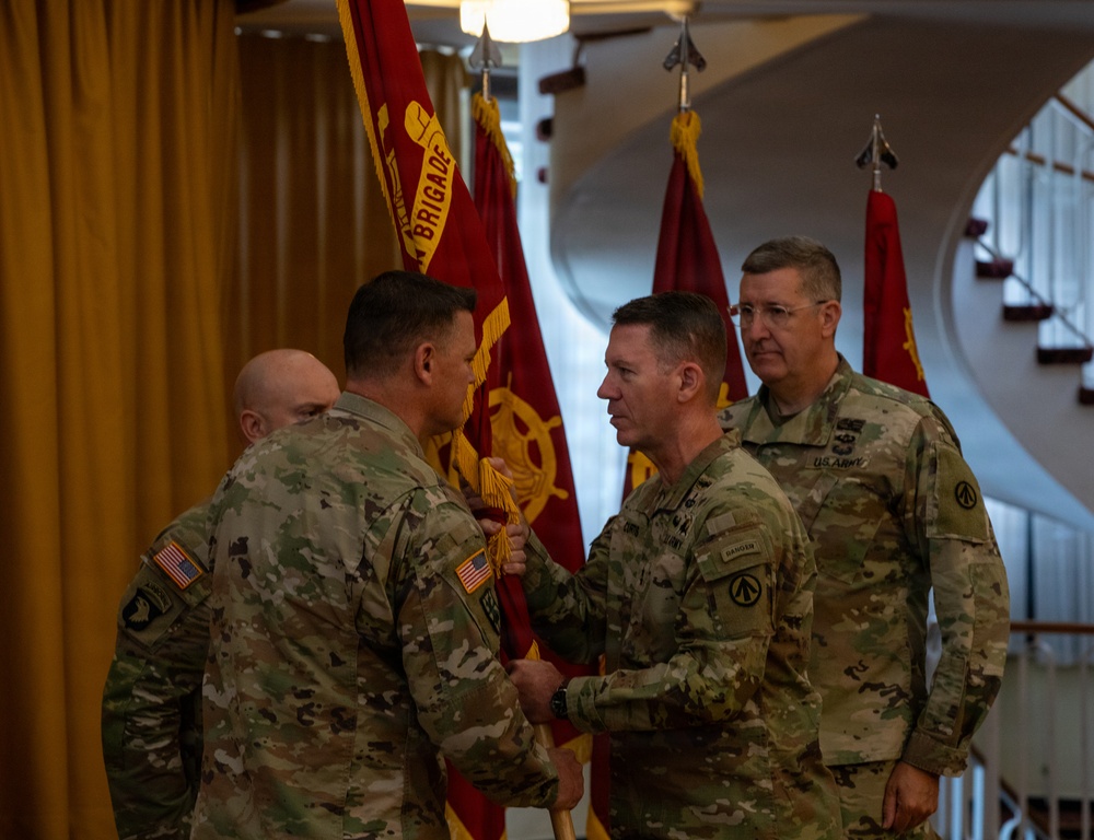 598th Transportation Brigade Change of Command Ceremony