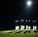 Lt. Gen. James H. Adams III hosts director of CIA at Marine Barracks Washington Evening Parade