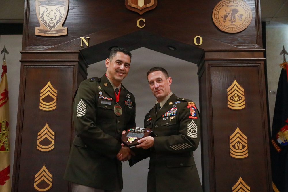 Vicenza Sergeant Morales Club honors NCO excellence, welcomes first retired Italian army honorary inductee