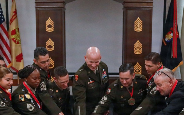 Vicenza Sergeant Morales Club honors NCO excellence, welcomes first retired Italian army honorary inductee