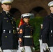 Lt. Gen. James H. Adams III hosts director of CIA at Marine Barracks Washington Evening Parade