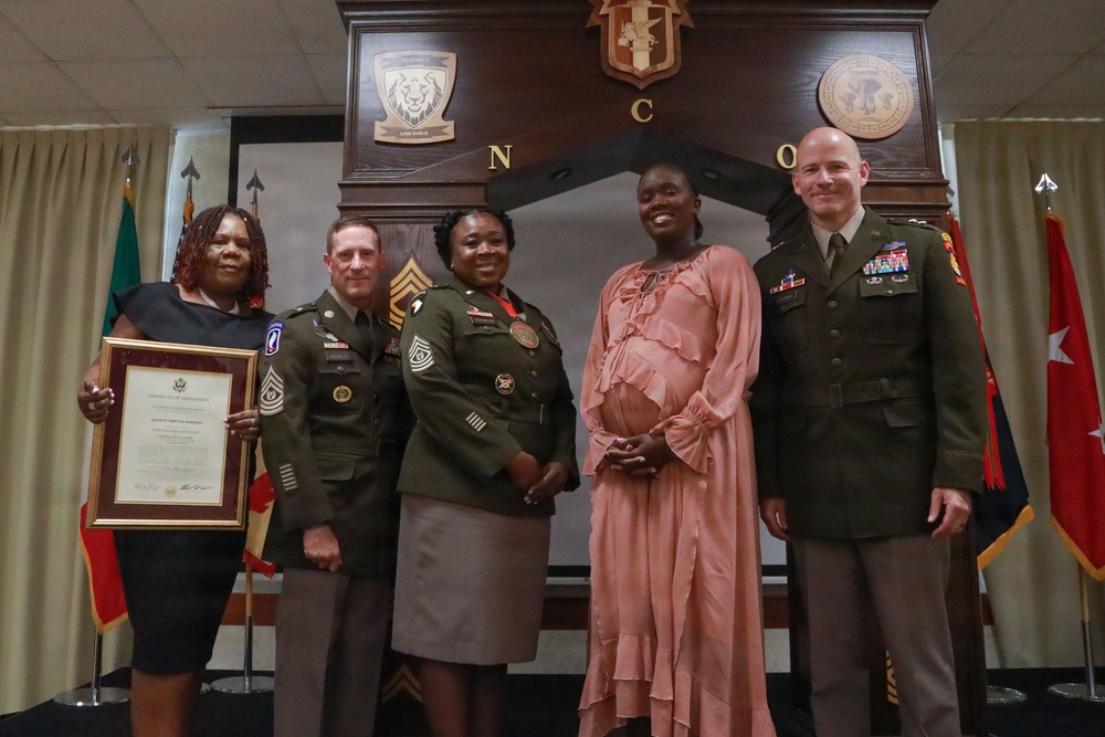 Vicenza Sergeant Morales Club honors NCO excellence, welcomes first retired Italian army honorary inductee