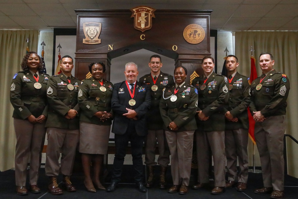 Vicenza Sergeant Morales Club honors NCO excellence, welcomes first retired Italian army honorary inductee