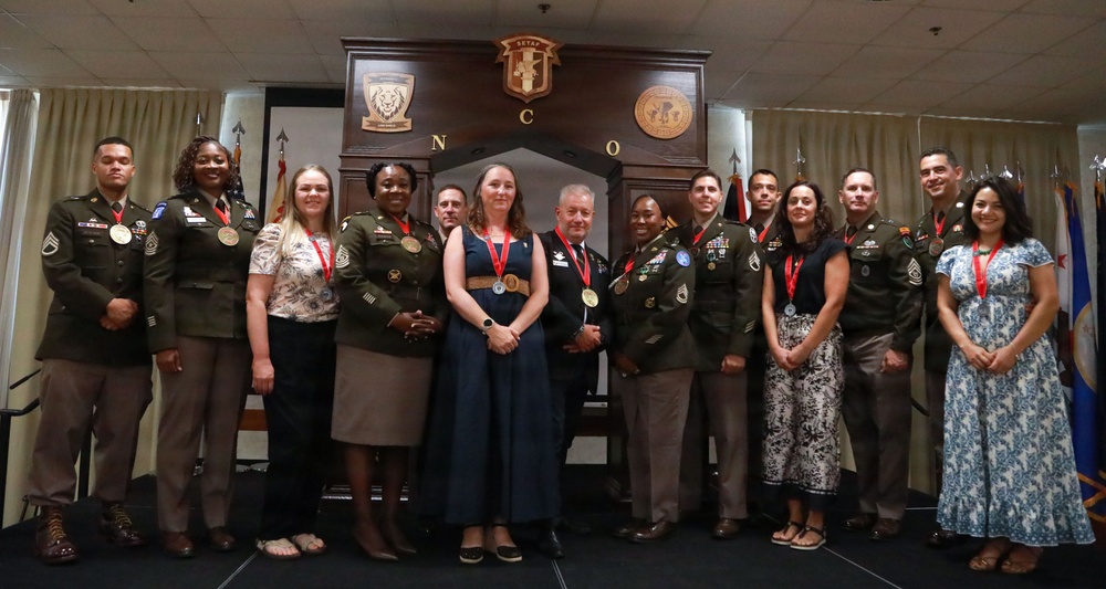 Vicenza Sergeant Morales Club honors NCO excellence, welcomes first retired Italian army honorary inductee