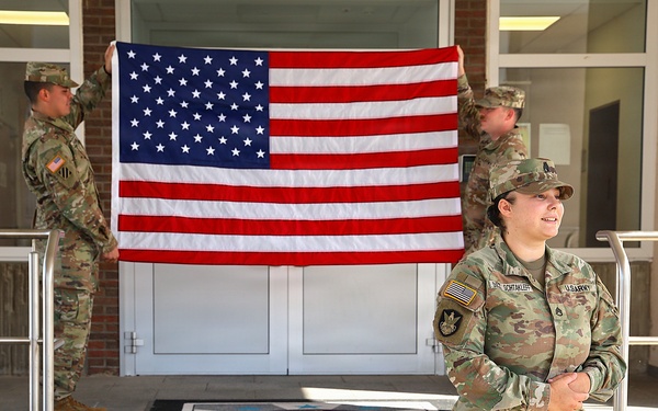 68th TMC Reenlistment Ceremony for SSG Diaz