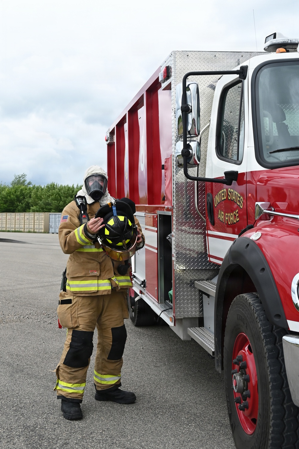 119th Wing Airman Prepares for Firefighting Operations
