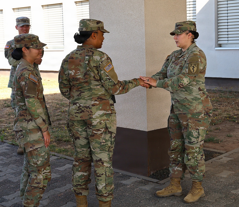 68th TMC Reenlistment Ceremony for SSG Diaz