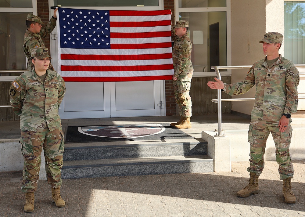 68th TMC Reenlistment Ceremony for SSG Diaz