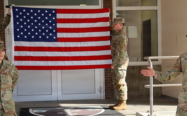 68th TMC Reenlistment Ceremony for SSG Diaz