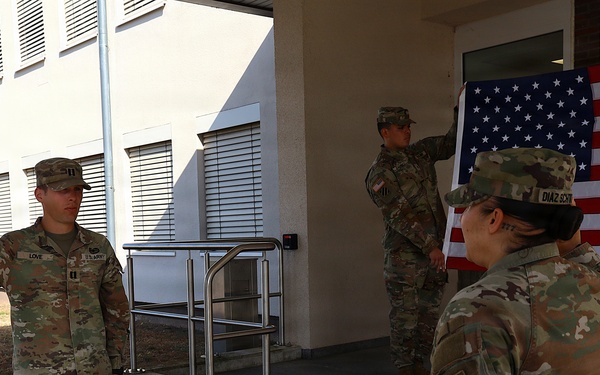 68th TMC Reenlistment Ceremony for SSG Diaz