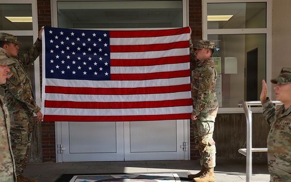 68th TMC Reenlistment Ceremony for SSG Diaz