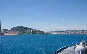 USS Mount Whitney Returns to Gaeta, Italy