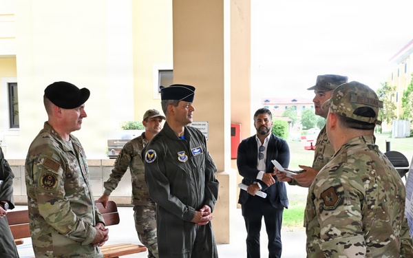 CSAF, CMSAF discuss readiness and quality of life during Aviano visit
