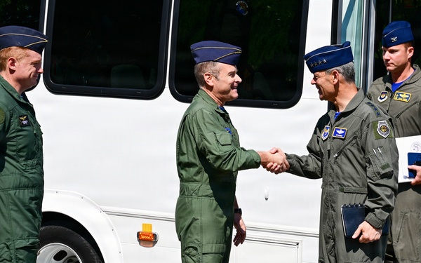 CSAF, CMSAF discuss readiness and quality of life during Aviano visit