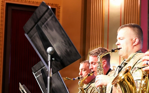 Illinois National Guard’s 144th Army Band Ends America’s 250th Birthday Weekend With a Special Concert in Sandwich’s Historic Opera House