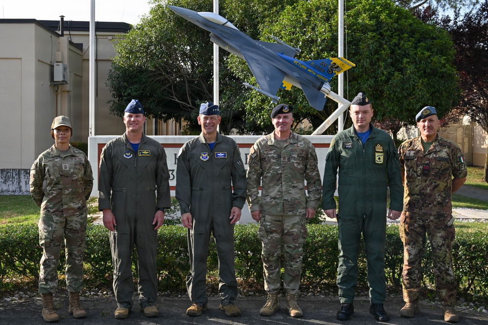 CSAF, CMSAF discuss readiness and quality of life during Aviano visit