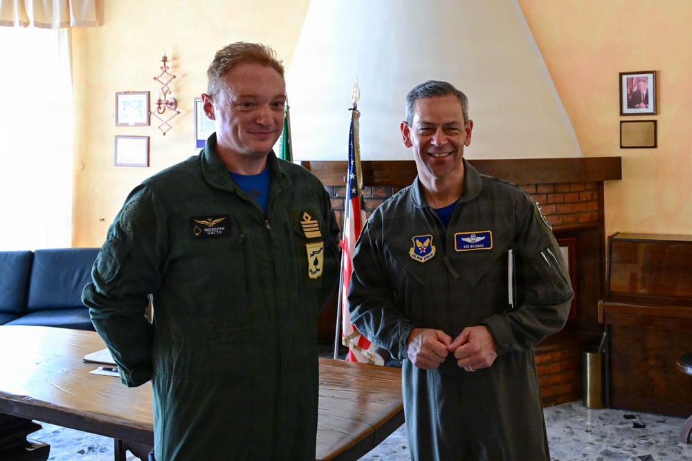 CSAF, CMSAF discuss readiness and quality of life during Aviano visit