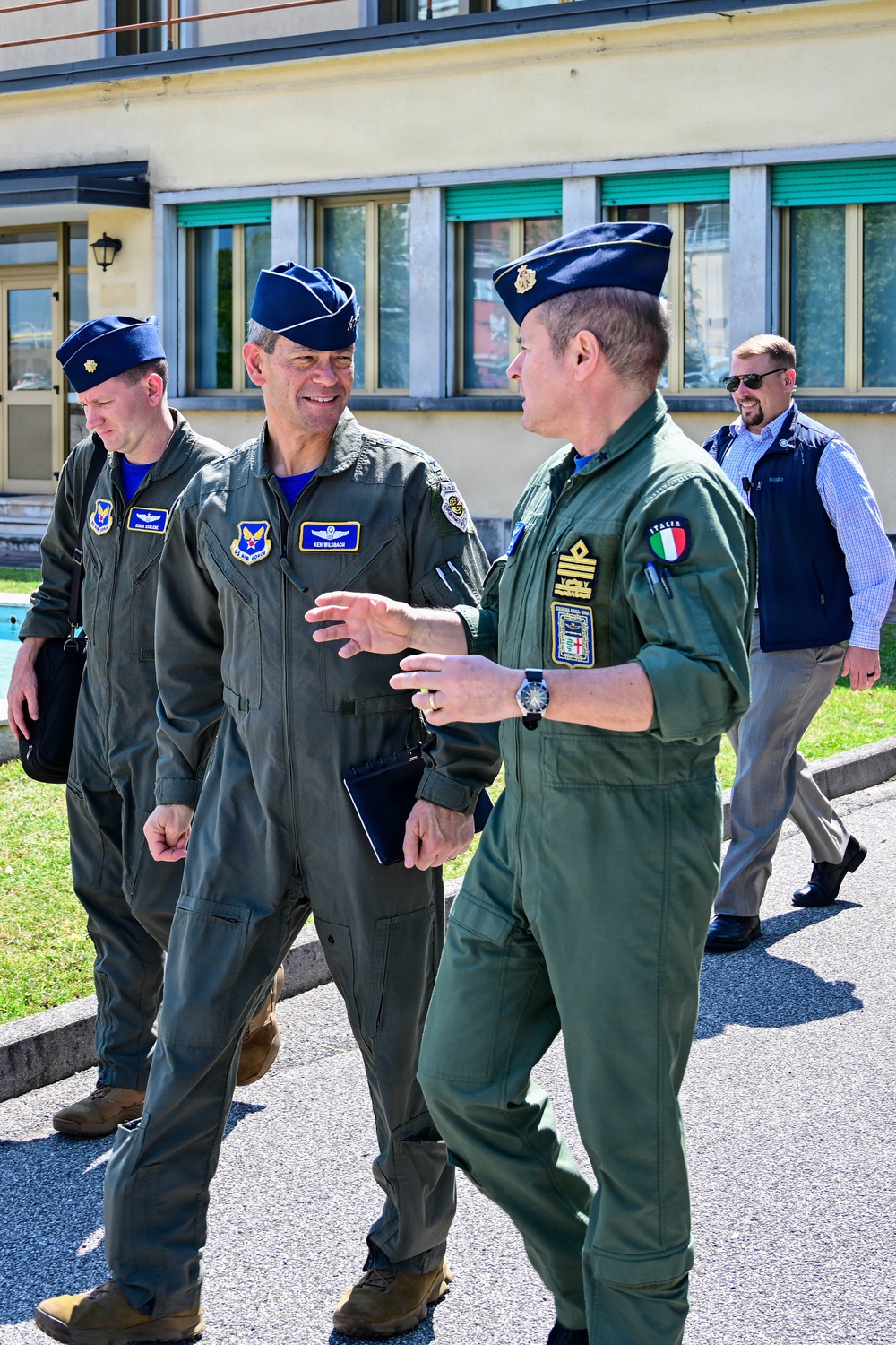 CSAF, CMSAF discuss readiness and quality of life during Aviano visit