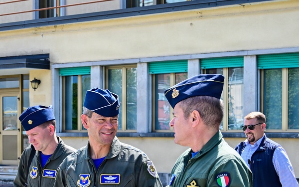 CSAF, CMSAF discuss readiness and quality of life during Aviano visit