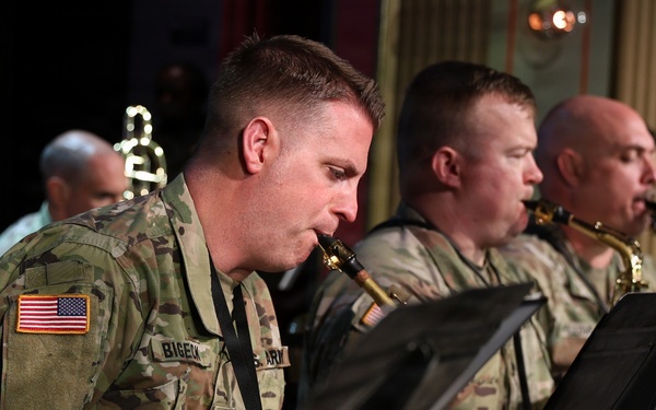 Illinois National Guard’s 144th Army Band Ends America’s 250th Birthday Weekend With a Special Concert in Sandwich’s Historic Opera House