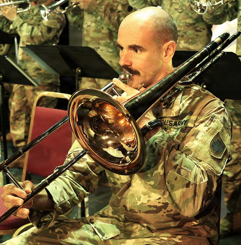 Illinois National Guard’s 144th Army Band Ends America’s 250th Birthday Weekend With a Special Concert in Sandwich’s Historic Opera House