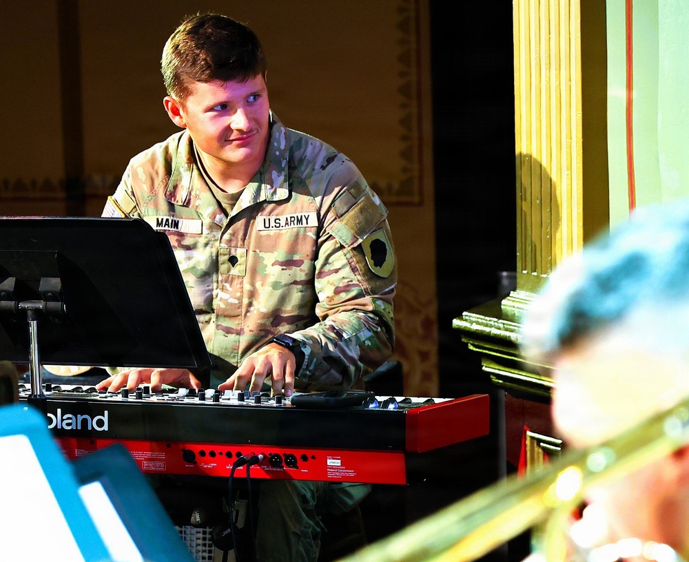 Illinois National Guard’s 144th Army Band Ends America’s 250th Birthday Weekend With a Special Concert in Sandwich’s Historic Opera House
