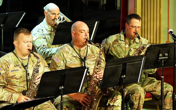 Illinois National Guard’s 144th Army Band Ends America’s 250th Birthday Weekend With a Special Concert in Sandwich’s Historic Opera House