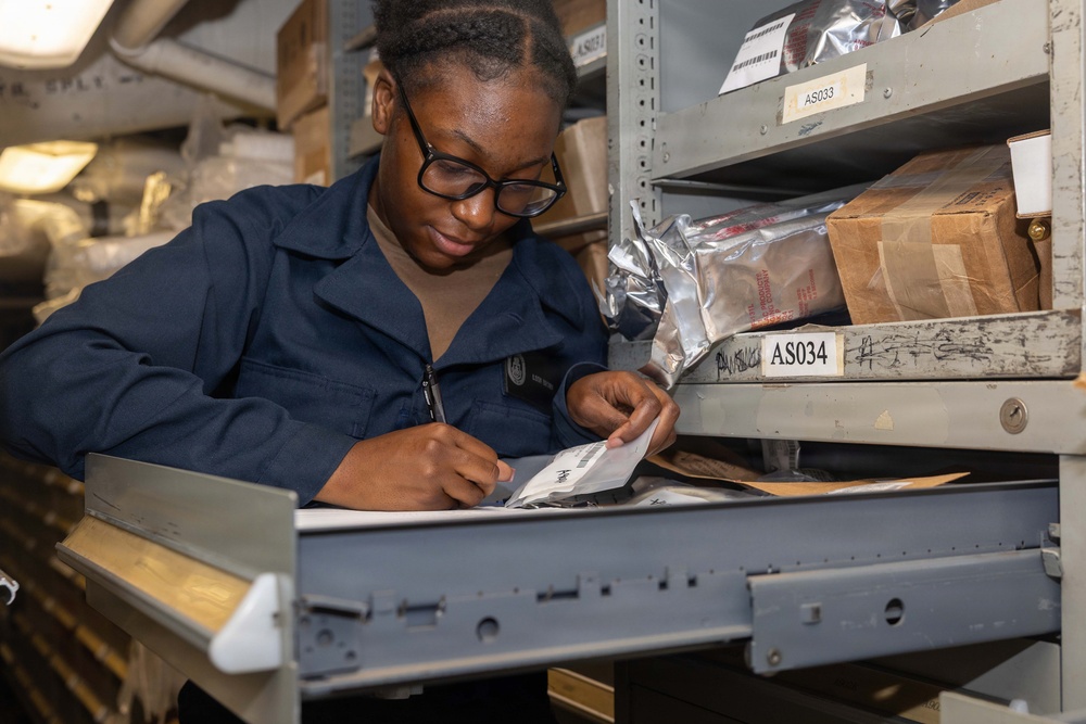 Princeton Supply Sailors Conduct Daily Operations