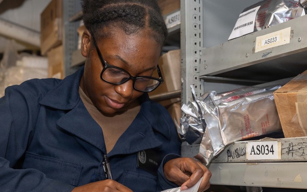 Princeton Supply Sailors Conduct Daily Operations