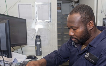Princeton Supply Sailors Conduct Daily Operations