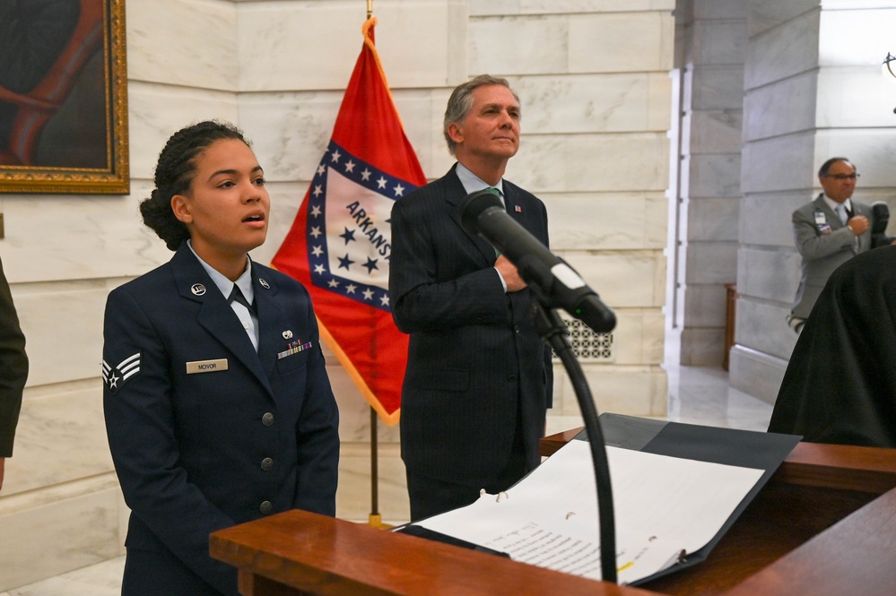 Team Little Rock Participates in America250 Bust Unveiling Honoring Medal of Honor Recipient Maurice "Footsie" Britt